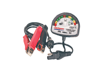 OptiMate TEST - Cranking & Alternator, 12V tester for battery state of charge, cranking performance and vehicle chargi