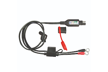 OptiMate MONITOR, Permanent Battery Lead with Integrated Battery Status / Charge System Monitor for 12V Lead-Acid