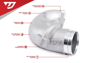 3" Turbo Inlet Elbow for 2.5 TFSI EVO