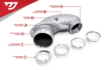 4" Turbo Inlet Elbow for 2.5TFSI EVO