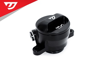 Low Profile Oil Fill Neck for 2.5TFSI, Black Anodized