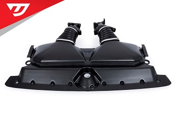 Carbon Fiber Intake & Turbo Inlets for C8 RS 6/RS 7 Matte Carbon