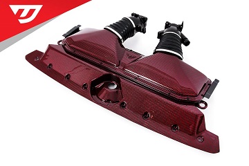 Carbon Fiber Intake & Turbo Inlets for C8 RS 6/RS 7 Red Carbon Kevlar