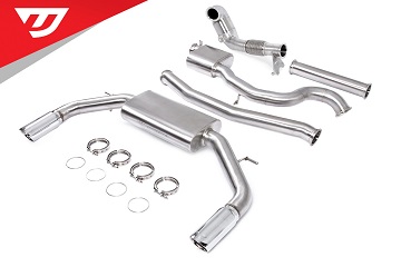 Performance Turbo-Back Exhaust System For 8V Audi A3 Quattro