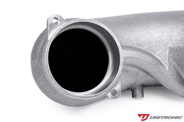 Inside view Uni 4inch Turbo Inlet Elbow