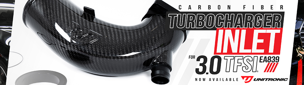 Unitronic Carbon Fiber Turbo Inlet for 3.0TFSI EA839 - Now Available