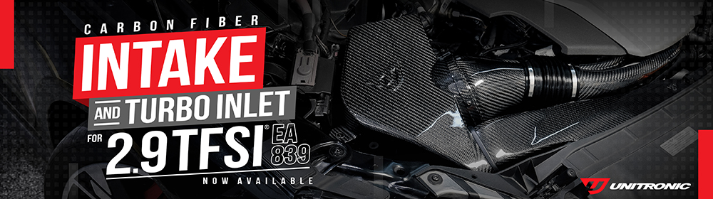 Unitronic Carbon Fiber Intake System and Turbo Inlet for 2.9TFSI EA839 - Now Available