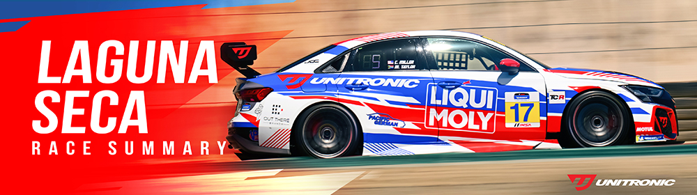Nail Biting Finish for Unitronic JDC-Miller at Laguna Seca