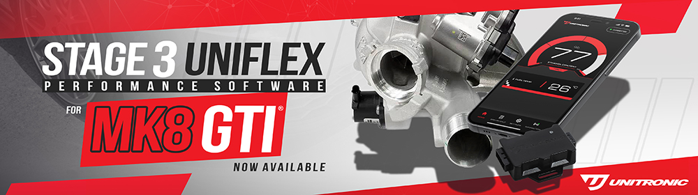 Stage 3 UniFLEX Performance Software for MK8 GTI 2.0TSI EVO4 - Now Available
