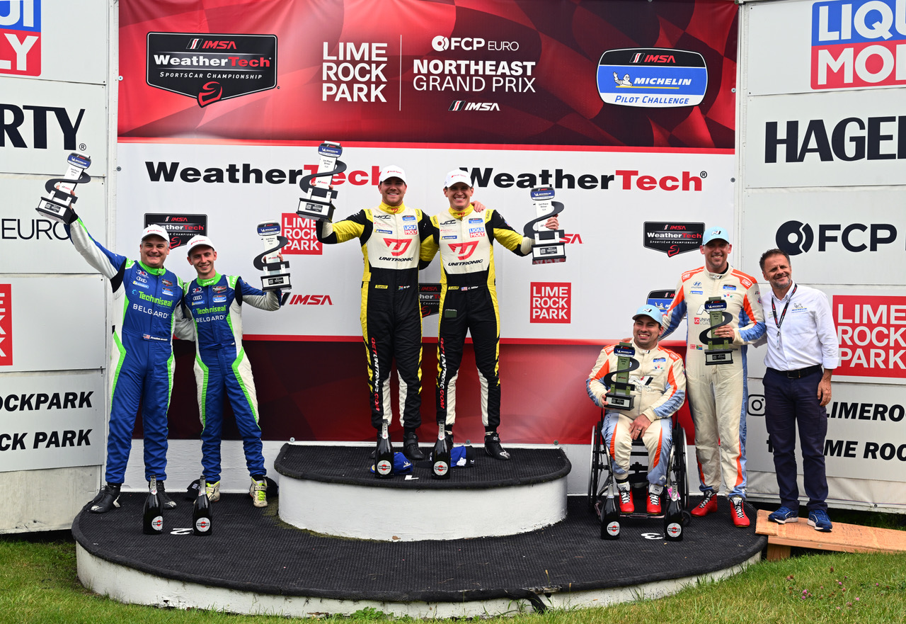 Lime Rock Podium