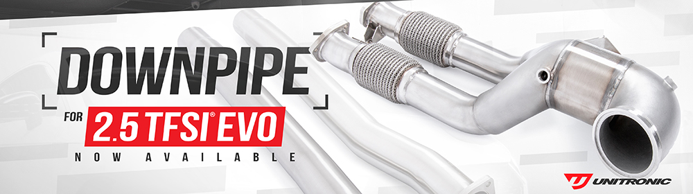 High-Flow Performance Downpipe for 8V.2 RS 3 and 8S TT RS 2.5TFSI EVO  (DAZA) - Now Available