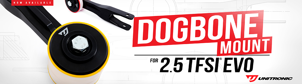 Unitronic Dogbone Mount Upgrade for RS 3 and TT RS - Now Available
