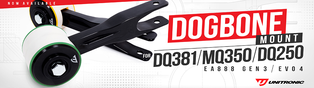 Unitronic Dogbone Mount for DQ381, MQ350 and DQ250 - NOW AVAILABLE